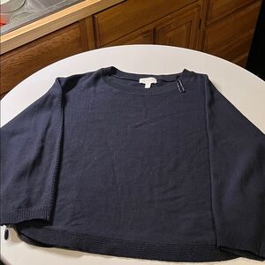 Classic Navy Crew Neck Sweater